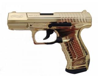 P99 Walther DAO Custom Gold Metal Co2 Blowback by Maruzen per Umarex